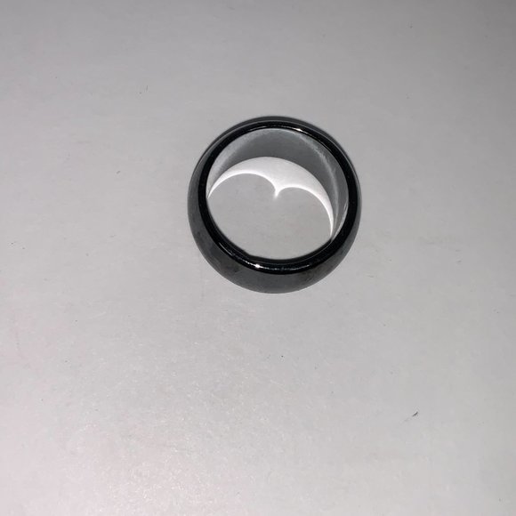 Hematite Ring Size 8 - Picture 2 of 6